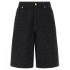 'Laser Monogram Denim' bermuda shorts