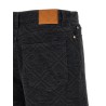 'Laser Monogram Denim' bermuda shorts