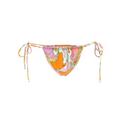 'Orchidee' print bikini briefs