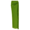 Shiny viscose skirt