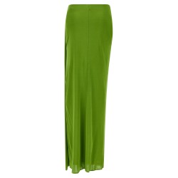 Shiny viscose skirt
