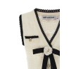 'White Pointelle Knit Mini' dress