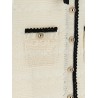 'White Pointelle Knit Mini' dress