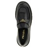Brushed leather loafers