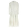 Openwork embroidery dress