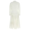 Openwork embroidery dress