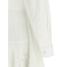 Openwork embroidery dress