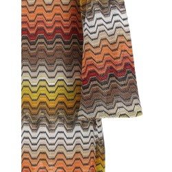 Greek motif cover-up dress