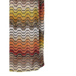 Greek motif cover-up dress