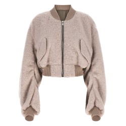 'Secchia Cropped Flight' bomber jacket