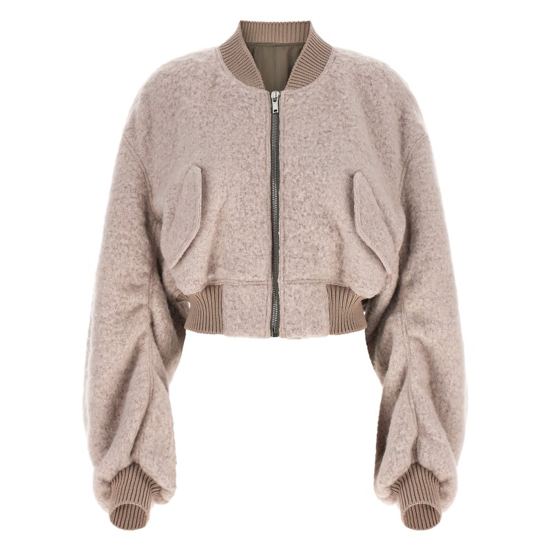 'Secchia Cropped Flight' bomber jacket