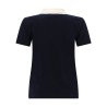 POLO SHIRT WITH LOGO AND CONTRASTING COLLAR