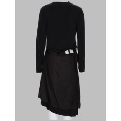 ABITO MIDI CON DRAPPEGGIO