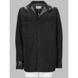 CAMICIA IN DENIM TAPED