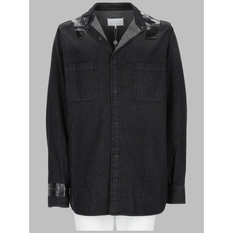 CAMICIA IN DENIM TAPED