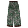 PANTALONE IN SETA CON STAMPA PAISLEY