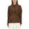"STRAIGHT COLLAR TWISTED" SHIRT