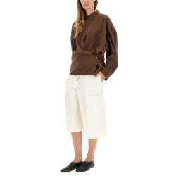 "STRAIGHT COLLAR TWISTED" SHIRT