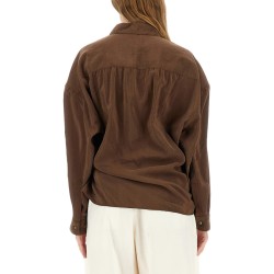 "STRAIGHT COLLAR TWISTED" SHIRT