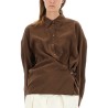 "STRAIGHT COLLAR TWISTED" SHIRT
