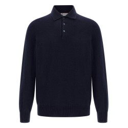 Cashmere polo shirt