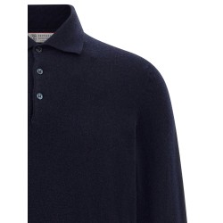 Cashmere polo shirt