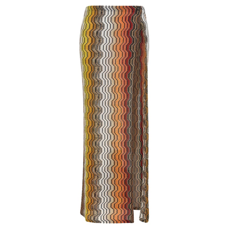 Greek zig pattern raschel skirt