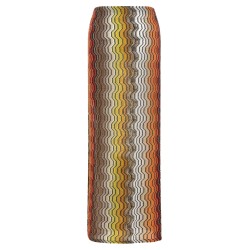 Greek zig pattern raschel skirt