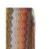 Greek zig pattern raschel skirt