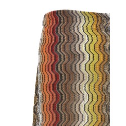 Greek zig pattern raschel skirt