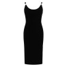 SLEEVELESS MIDI DRESS