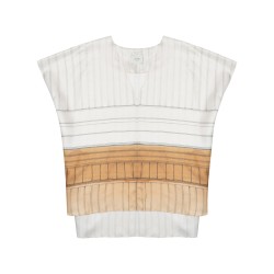 BLUSA CON SCOLLO A V