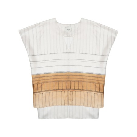 BLUSA CON SCOLLO A V