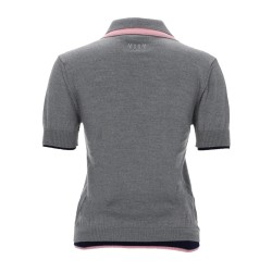 POLO IN LANA CON DOPPIO BORDO