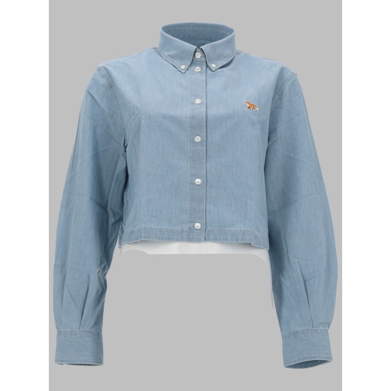 CAMICIA CROPPED "BABY FOX"