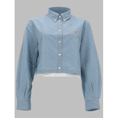 CAMICIA CROPPED "BABY FOX"
