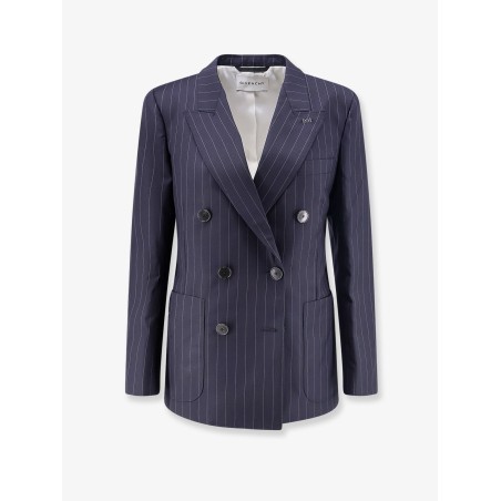 Double-breasted wool blazer
