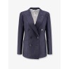 Double-breasted wool blazer