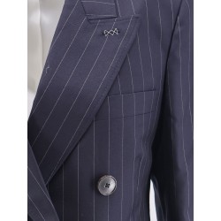 Double-breasted wool blazer