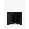 Leather wallet with crocodile print