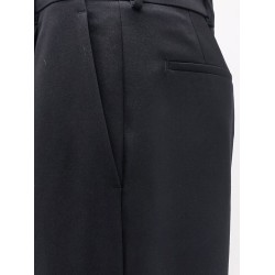 Fluid tailored certified wool trousers