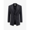Single-breasted certified wool blazer