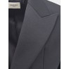 Single-breasted certified wool blazer