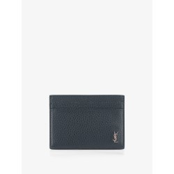 Tiny Cassandre textured leather card holder