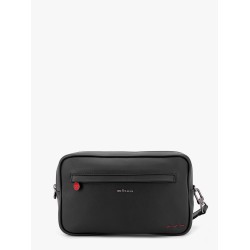 Leather Clutch with Logo