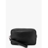 Leather Clutch with Logo