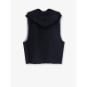 Certified wool and cotton sleeveless sweatshirt