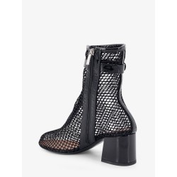 55 mesh and patent leather boots