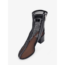 55 mesh and patent leather boots