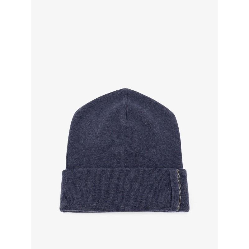 Cashmere hat with Monili detail